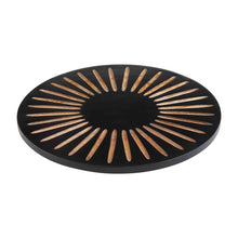 Load image into Gallery viewer, CARVED BLACK LAZY SUSAN
