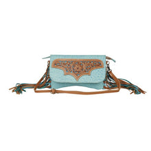 Load image into Gallery viewer, HEARTSY HAND-TOOLED BAG
